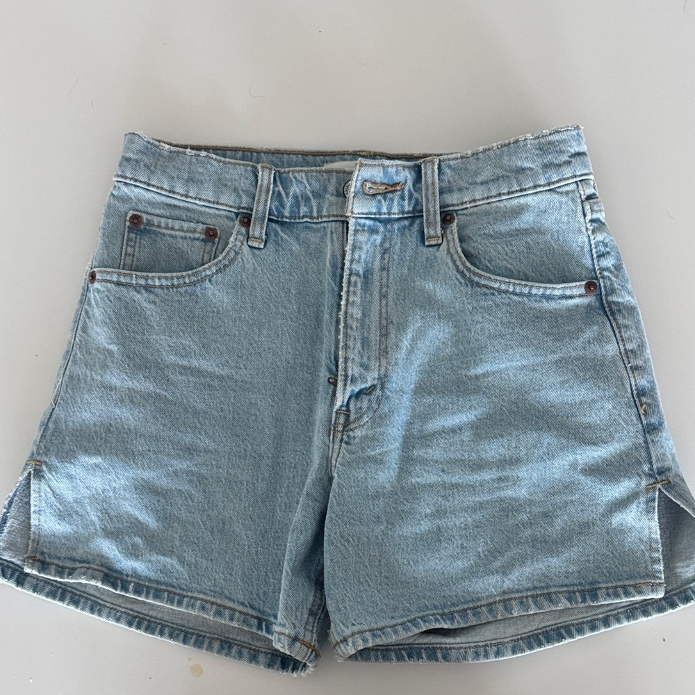 Abercrombie & Fitch Light Blue Jean Shorts